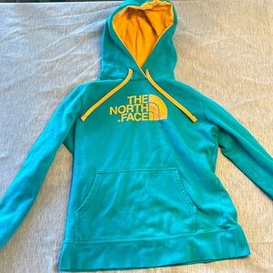 Turquoise and orange boys hoodie